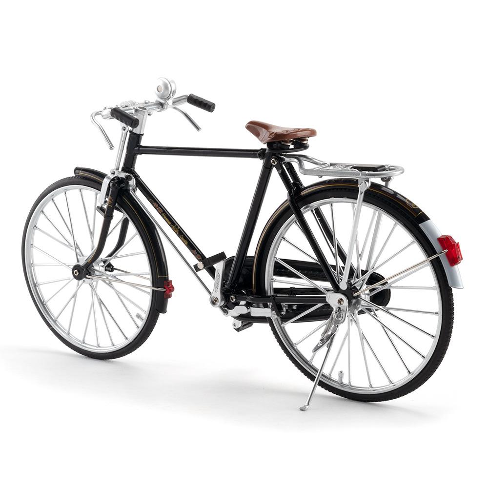 1:6 Retro Classic Two Eight Big Bar Mini Alloy Model Bicycle Diecast Metal Bike Adult Simulation Collection Gift Toy