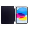 Dla iPada (2025)/10.9 (2022) Etui Y-Fold Stand Brokatowa Skóra TPU Akryl Przezroczyste Etui na Tablet
