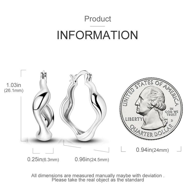 925 Silver Women's Sparkling Pavé Cubic Zirconia Flowing Curve Earrings Luxury Exquisite Engagement Wedding Premium Earrings