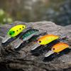 Hard Plastic Crankbait, 4 Color Artificial for Fishing, Fishing Tackle