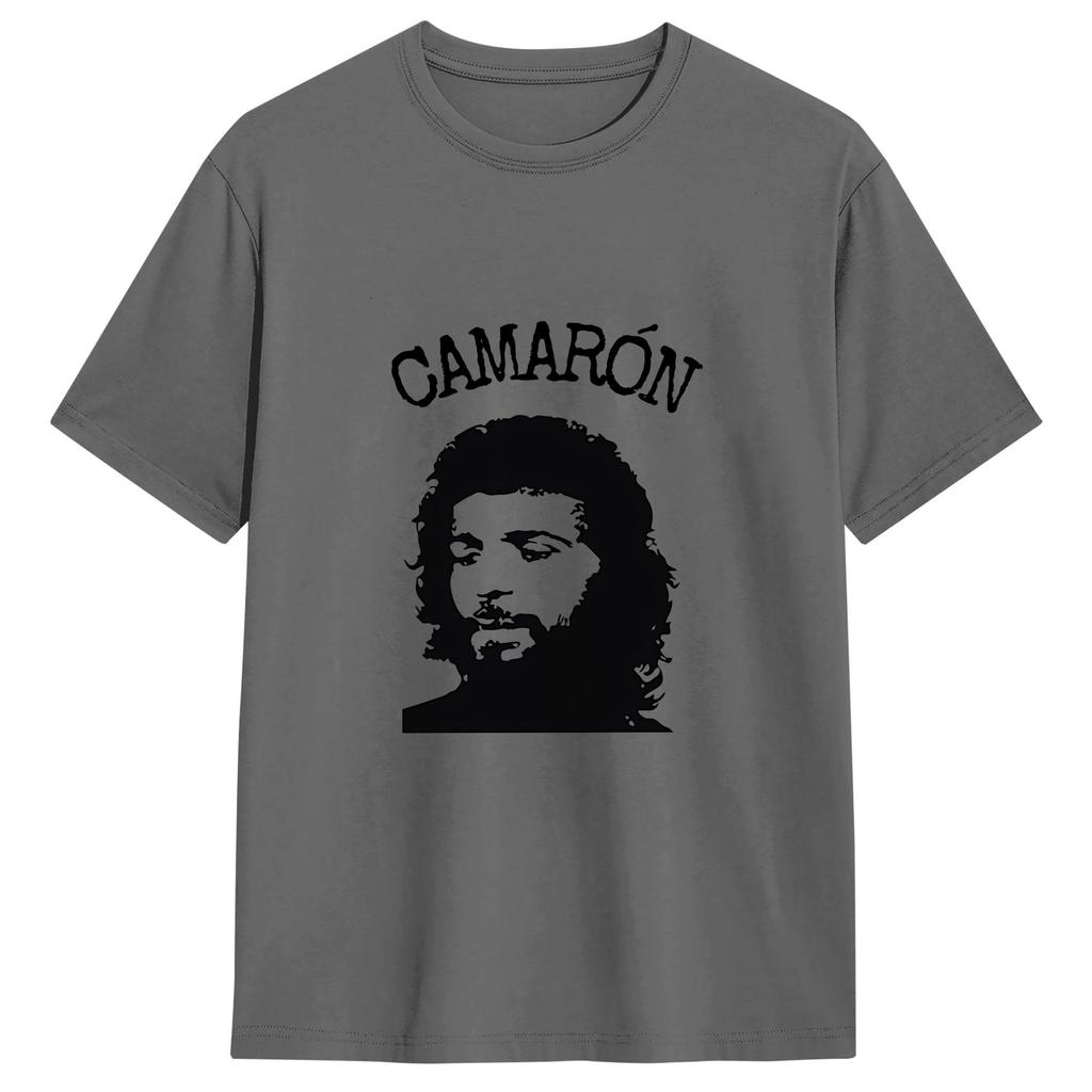 Camarone De La Isla T Shirt Summer Popular T Shirts Unisex Pure Cotton O Neck Oversized Tees Short Sleeve Vintage Tshirt