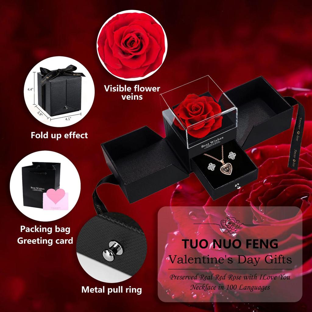 Naszyjnik Projekcyjny Ozon Podwójne Serce: Elegancki Wisiorek z napisem 'Kocham Cię' w 100 Językach