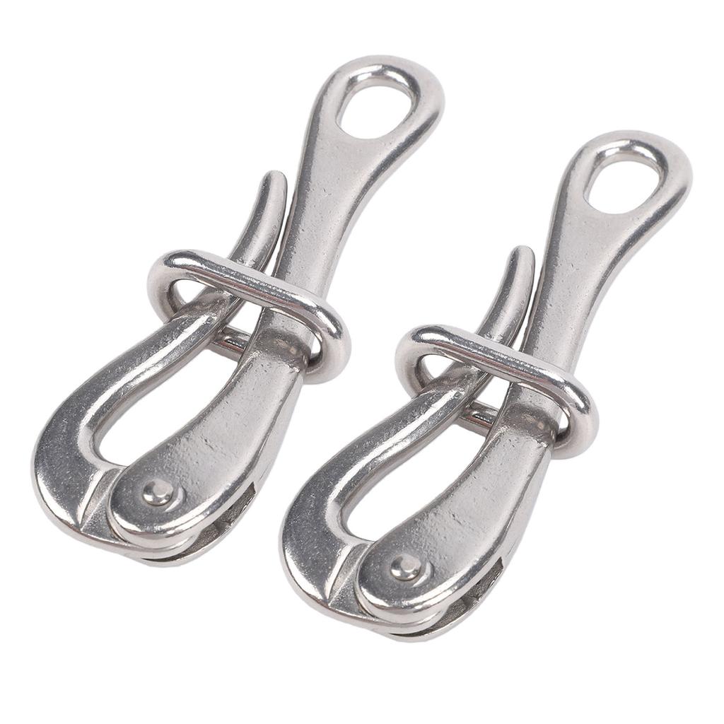 Quick Release Link Boat Hooks Stainless Steel Life Rafts Ship Link Shackle Climbing Shackle for Yachts Speedboats