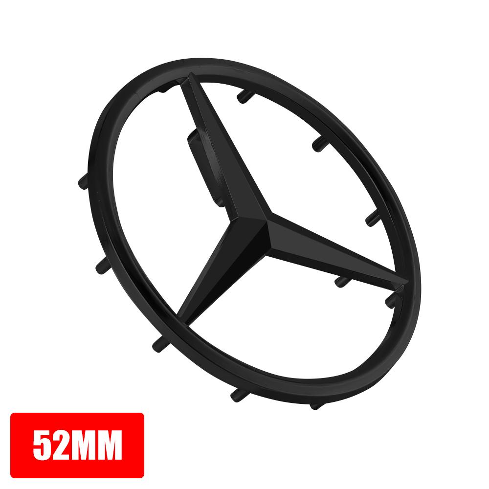 ABS 52mm 57mm Car Steering Wheel Logo Badge For Mercedes Benz C E S Series CLA CLS W212 W205 W204 Emblem Styling Accessories