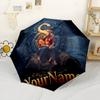 Galatasaray1 Customized Name Umbrella Outdoor Automatic Umbrella Folding Umbrella with 8 Ribs Compact Design All-Season Use Fashionable Accessory