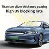 Portable Car Sunshade Upgraded Thick Sunshade Single Piece Car Windshield Sunshade Easy To Install and Foldable StorageWindshield Sunshades 1