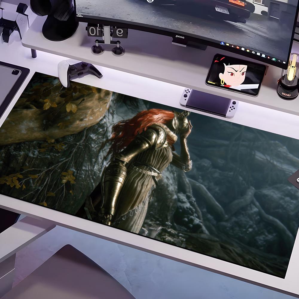 

Elden-ring Mouse Pad Multiple Sizes Large Square Computer Office Game Table Mats Rubber Anti-slip Mousepads 600x300x2mm