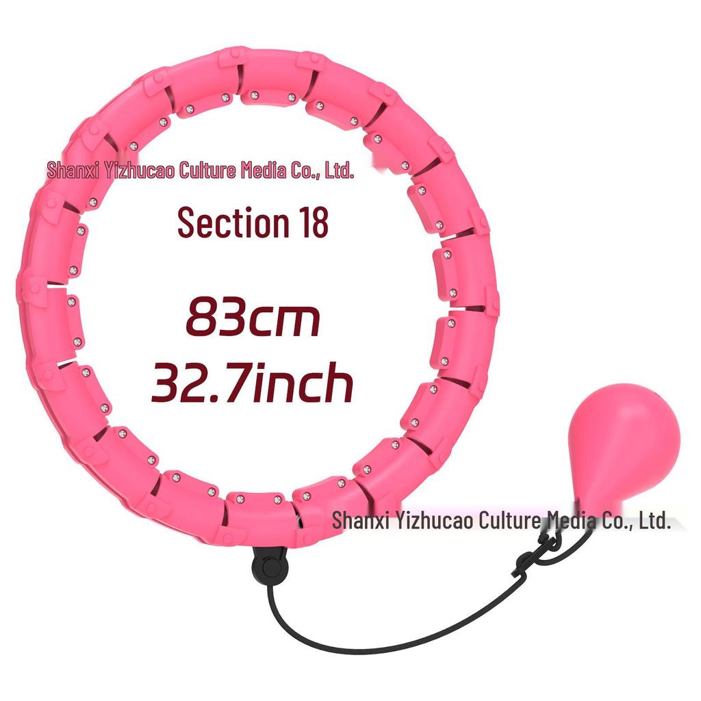 Intelligenter, abnehmbarer Hula-Hoop-Reifen für Frauen – Bauchweg-Effekt, taillenschonendes Fitnessprogramm