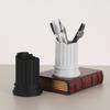 Ancient Greek Style Roman Pillar Pen Holder Roman Column Stone Pillar Pencil Holder Irregular Storage Box Makeup Brush Container