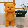Adorable Yellow Bear Plush Toy Soft Cuddle Doll Big Size Birthday Gift For Her