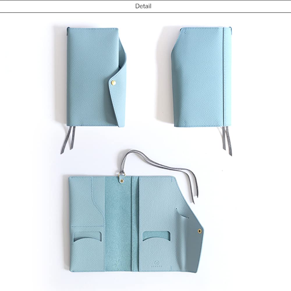 HUKURO Vibrant Series Hobonichi Weeks MEGA Planner Genuine for Men and Made In Saxophone Pattern Cover, Leather, Slim, Transformable, Women, Business,