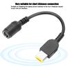 2 Stück Stromwandler-Kabeladapter 5,5 x 2,1 mm Rund auf 7,9 x 5,5 mm Quadratisch für Lenovo ThinkPad X1/X240/G405