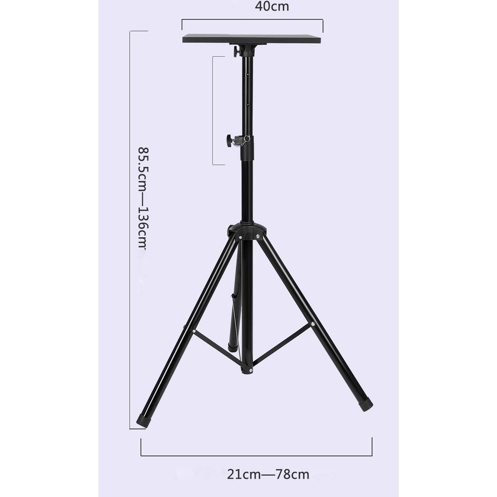 Projector Stand Assembly Floor Home Tripod with Tray Projector Bedside Vertical Bracket Can Be Raised and Lowered
