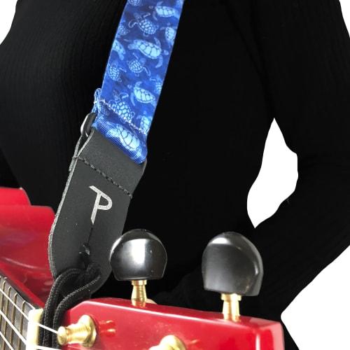 Perri's Ukulele Strap, Hawaiian Pattern (Honu), 1.5 inch, UKLPCP-7093