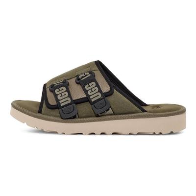 Goldencoast Riemen-Slipper Herren-Slipper Olivgrün 1142730-MSG