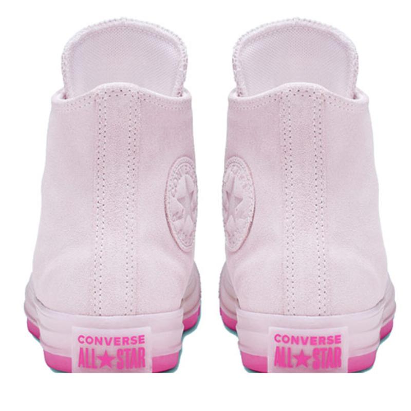 Converse Chuck Taylor All Star Barely Rose Barely Rose Classic Versatile High Top Espadrilles Unisex Pink