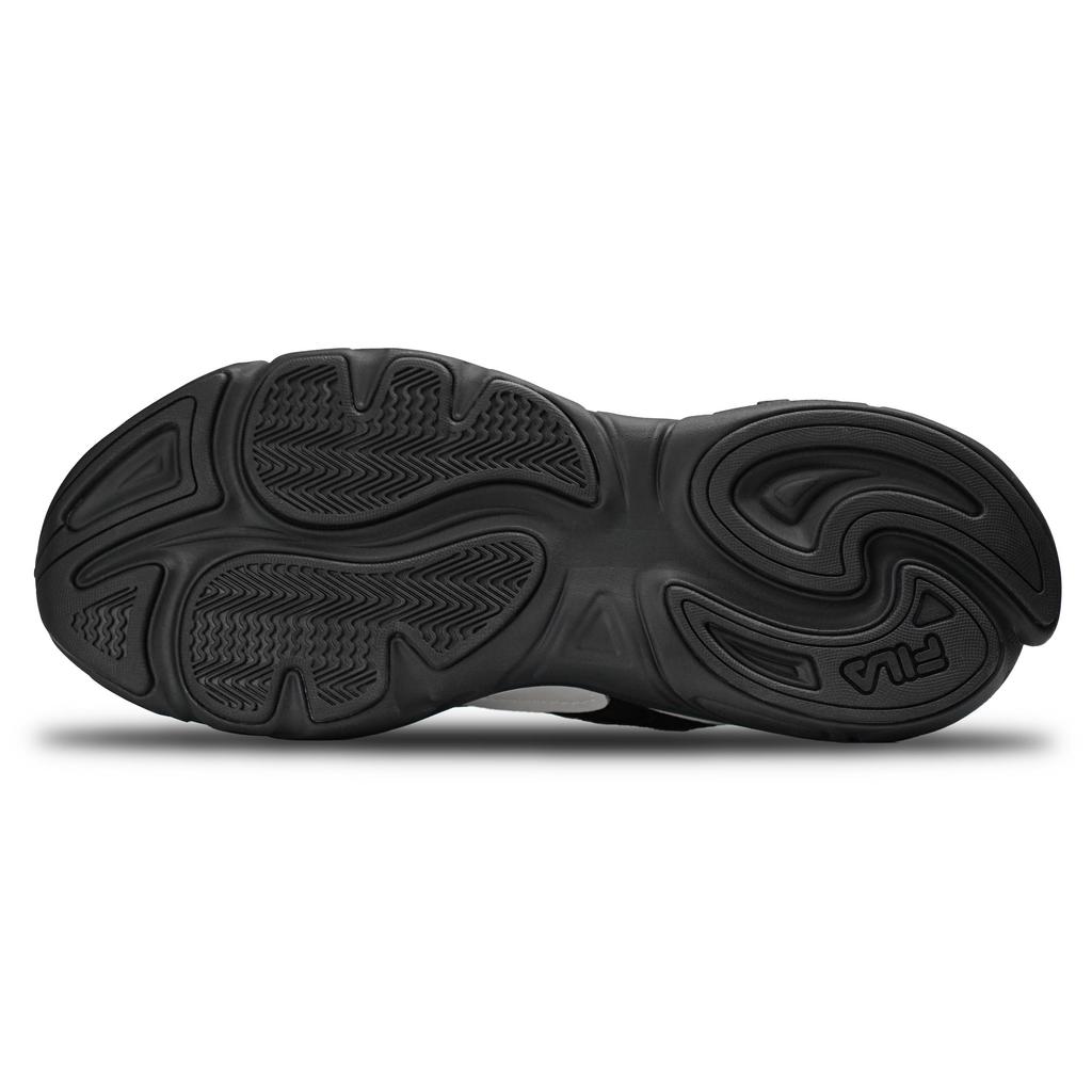 FILA Mars 2 Cushioning Slip Resistant Abrasion Resistant Low top Casual Shoes Men's Black White F12M131116FBK(Team198-)