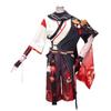Golden Source Yijia Genshin Impact Cosplay Costume Kaedehara Kazuha Full Set Samurai Cosplay Men's Game Anime Clothing
