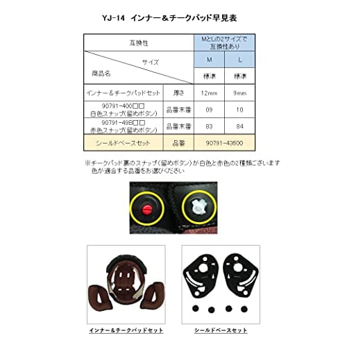 Yamaha Motorcycle Helmet Jet YJ-14 ZENITH Sun Visor Model 90791-2281L Rubber Tone Black L (Head Circumference 58cm~59cm)