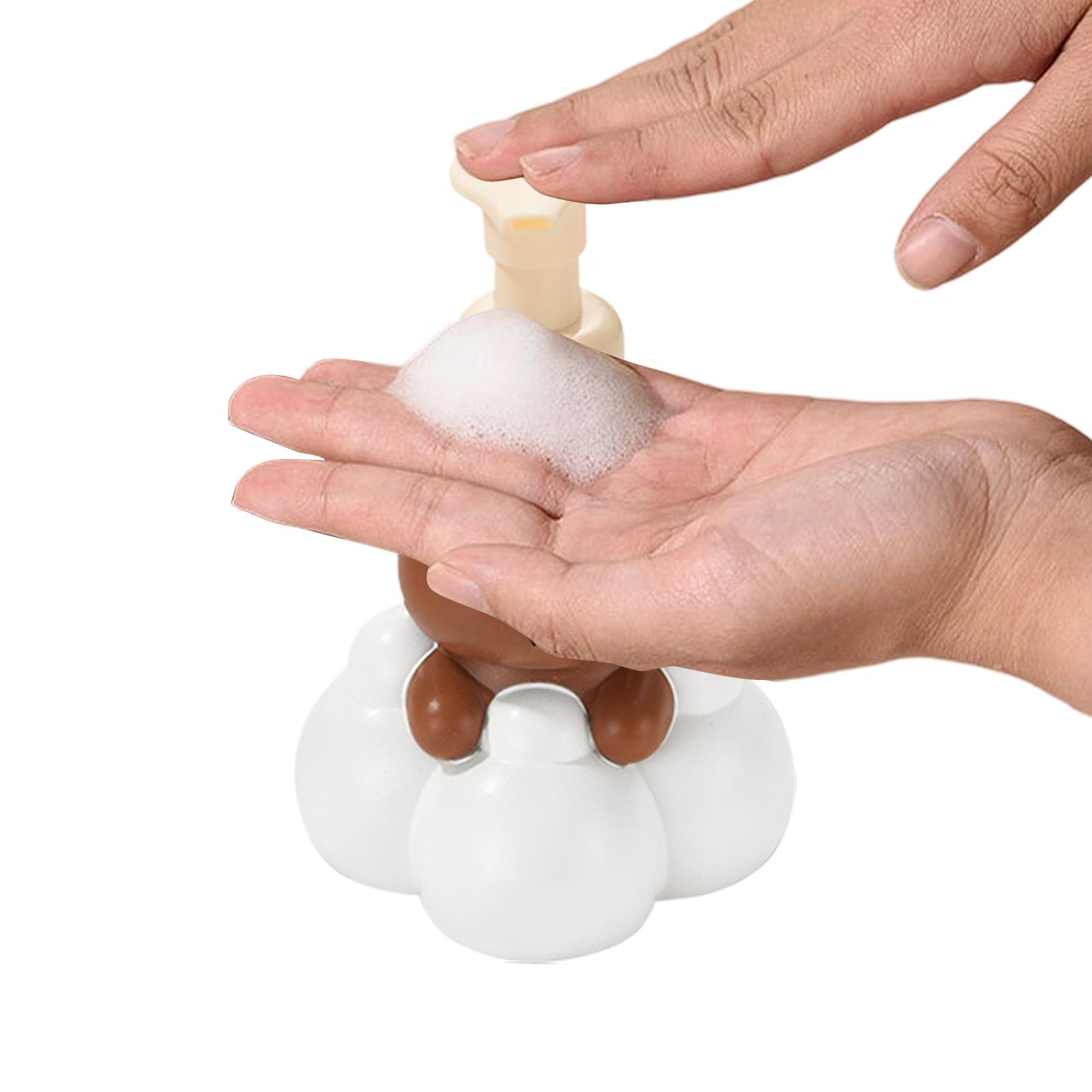

Bear Shape Hand Sanitizer Soap Dispenser Bathroom Soap Dispenser Bear Shape Refillable Pump Bottle For Dormitory Kitchen Counter China Mainland