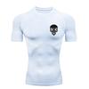 Skeleton Men's Sports T-shirt 2026 Training Fitness Compression Quick Dry Short Sleeve T-Shirt Rashgard Tops Jogging Gym