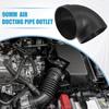 Car Heater Warm Air Ducting Pipe Elbow Outlet Single Connector 3.54'' 90mm OD