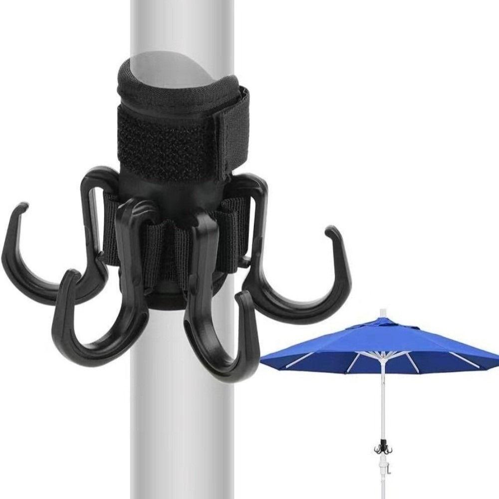 Versatile Sun Umbrella Storage Holder 4/6 Hooks Outdoor Hook for Umbrellas  for Patios Umbrella