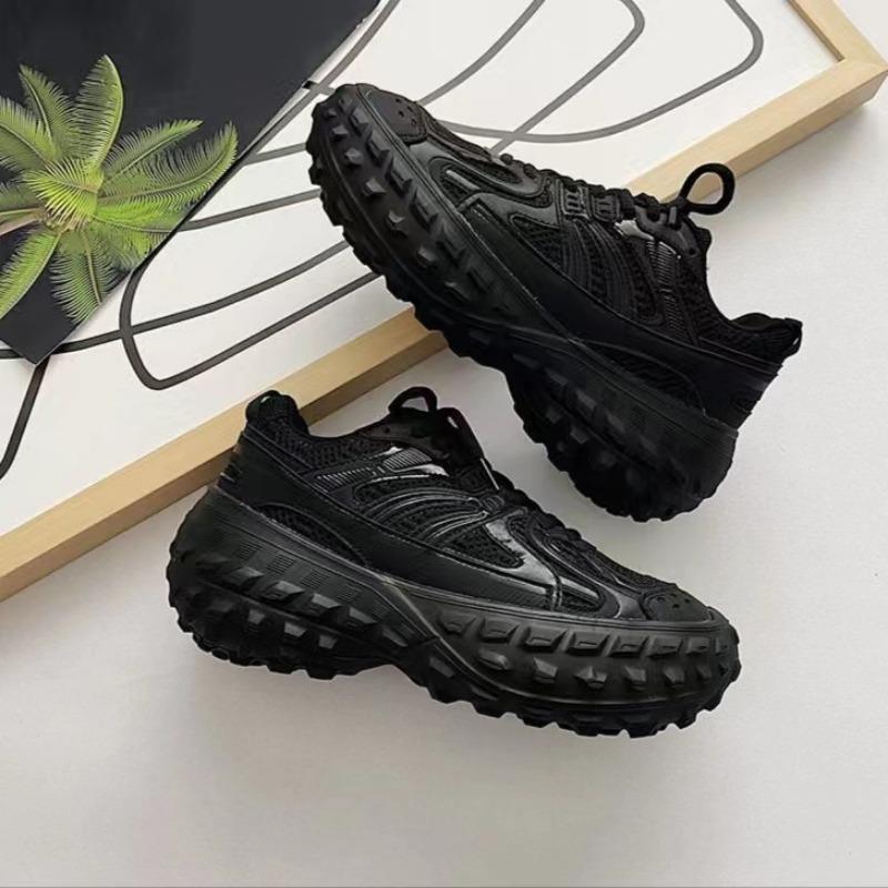 Luxury Brand Designer Dad's Shoes Couple Tire Platform Heightened Tank Shoes Breathable Casual Women's Large Size Sneakers