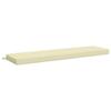 Bench Cushion SOEST 100percent Polyester Cream 140 X 40 X 8 Cm