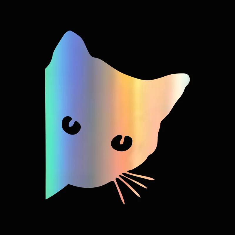 15*18CM Car Interior Stickers Cat Stickers Fun Vinyl Stickers Car Styling Decorative Accessories