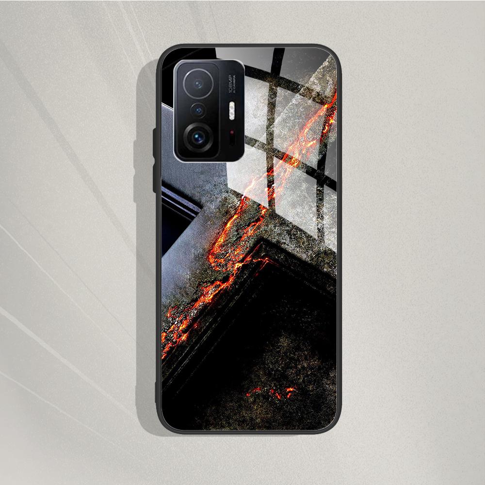For Xiaomi 11T Pro 11T Case Fashion Tempered Glass Case Back Cover Fundas For Xiaomi 11T Pro 11T Phone Cases 11T Pro 11 T Capa