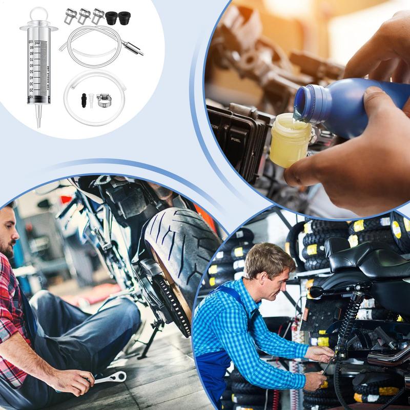 Brake Vacuum Pump Kit Motorcycle Brake Fluid Pump Extraction Tool For Air Oil Changing Automotive Car Service Boat Clutch System