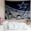 Dallas Cowboys Tapestry for Bedroom Aesthetic Classroom Tapestries Wall Hanging for Living Room Dorm Office,Ideal Creative Gift