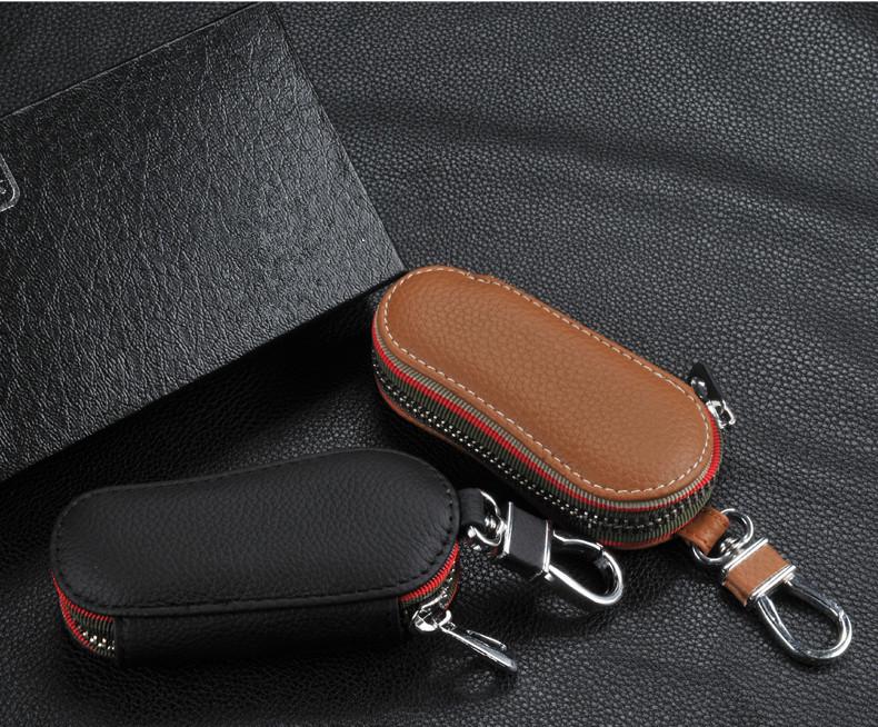 Herren Universal Autoschlüsseletui mit Gürtelclip für gerade Schlüssel