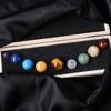Natural Crystal 9 Planets Ball Solar Sun System Rock Quartz Stones Beads Healing Reiki Chakra Energy Sphere Galaxy Model Globe