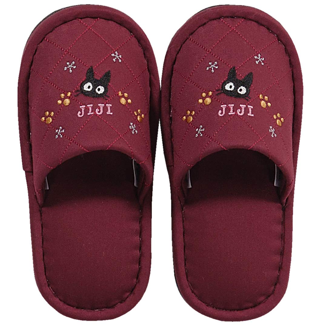 

Senko Kiki s Delivery Service Tokimeki Children s Slippers, Approx. 18cm, Red, Antibacterial and Antiviral, 63333