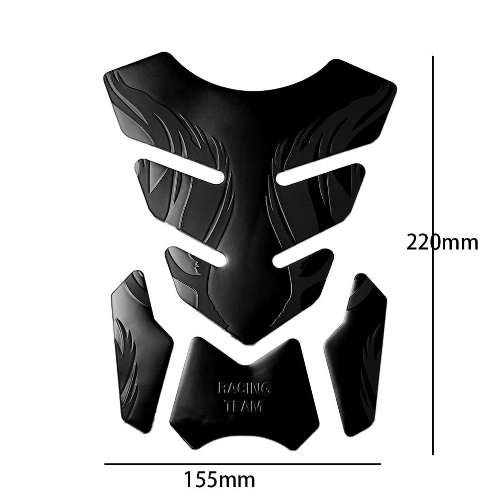 Safety Decoration 3D Tankpad Sticker Motorcycle Tank Pad Protector Flame Sticker Motorcycle Decal