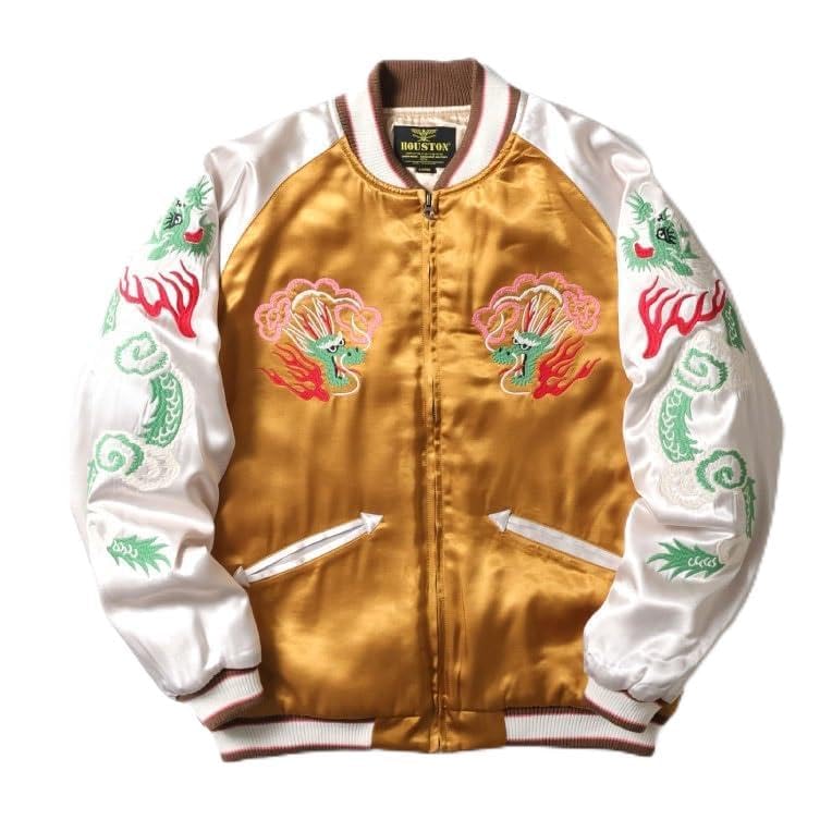 Houston Rayon Souvenir Jacket 51399 Gold (Airborne)