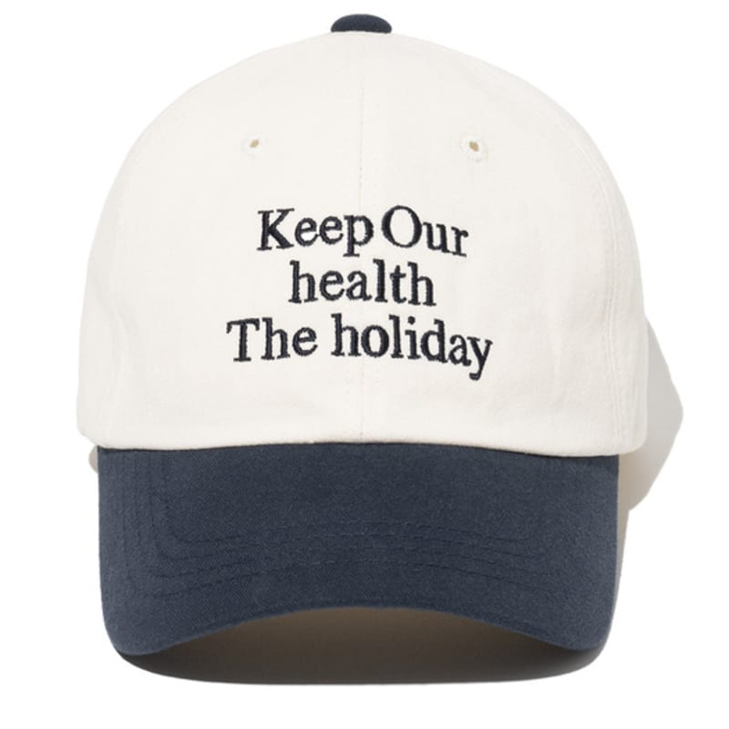 

Millo Archive Holiday Signature Ball Cap [Cream Navy] FREE