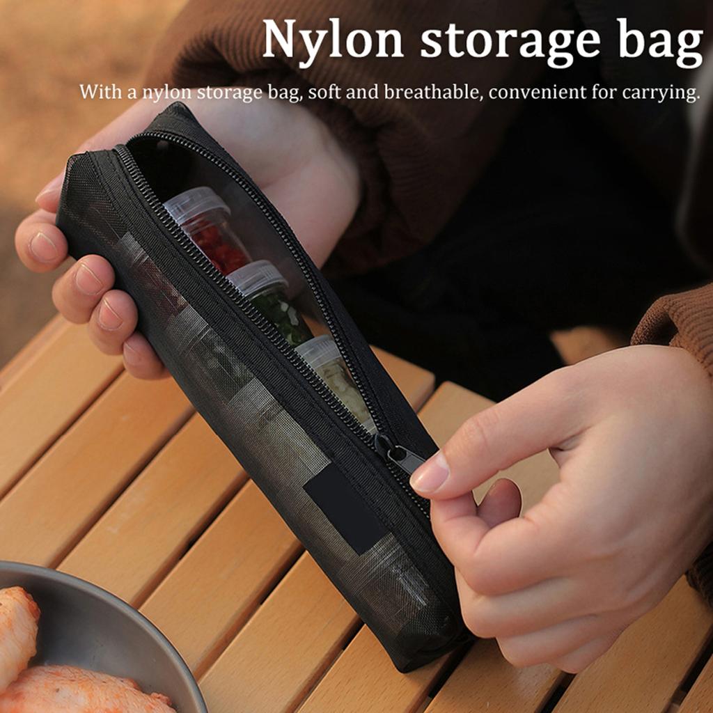 Outdoor Camping Seasoning Bottle Set Spliceable Portable Picnic Seasoning Containers Barbecue Seasoning Spices Sauces