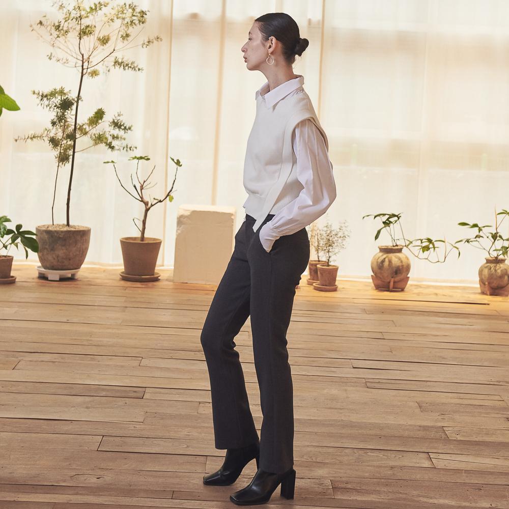 ACUD Slim Bootcut Pants_Grey