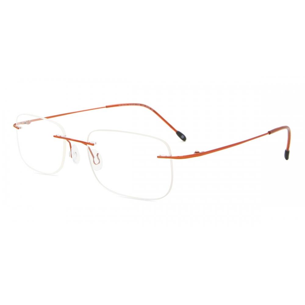 Rimless Rectangle Orange Smartbuy Collection Bethanana Ttgv01 006 Fashion Unisex Eyeglasses