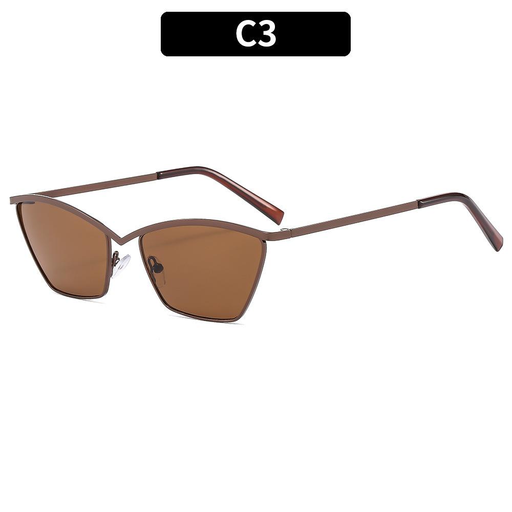 Fashion Sunglasses Trendy Vintage Sunglasses Eye Sunglasses Metal Uv400 Glasses For Parties Travel Fashion Styling