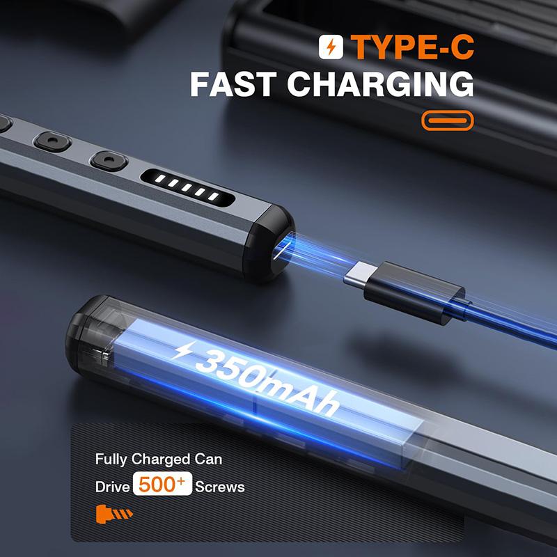 Mini Electric Precision Screwdriver, 38 in 1 Magnetic Bits, Torque Control, DIY Tools, Repair Tool Kit for iPhones, Switch,PS5