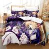 Anime The Violet Evergarden Povlečení Sada Povlaků na Peřinu s Povlakem na Polštář Jednolůžko Plné Královna Král Ložní Prádlo Domácí Textil