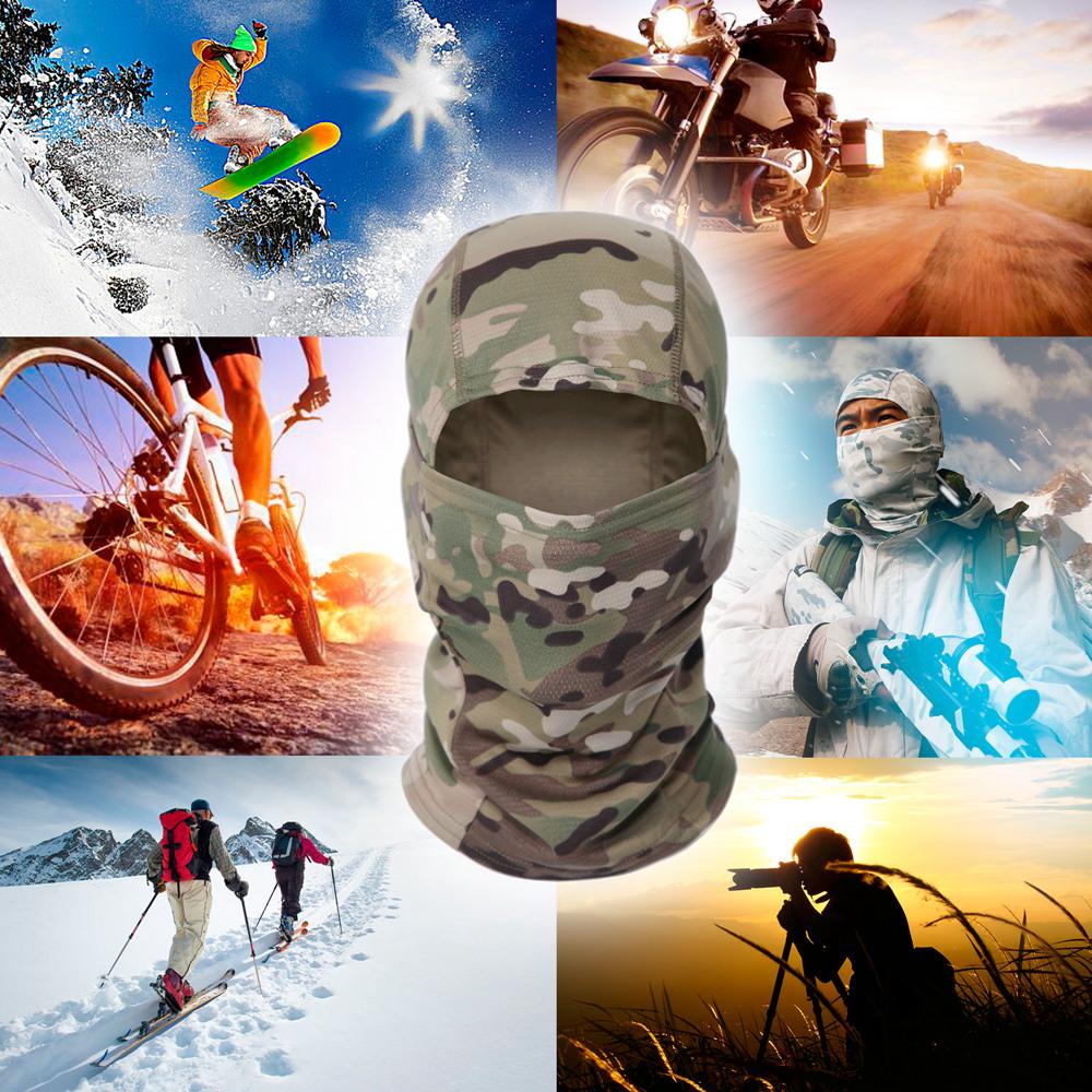 Military CP Balaclava Full Face Scarf Bicycle Neck Head Warmer CS Wargame Hunting Ski Athletic Scarf Tactical Men Camo Bandana