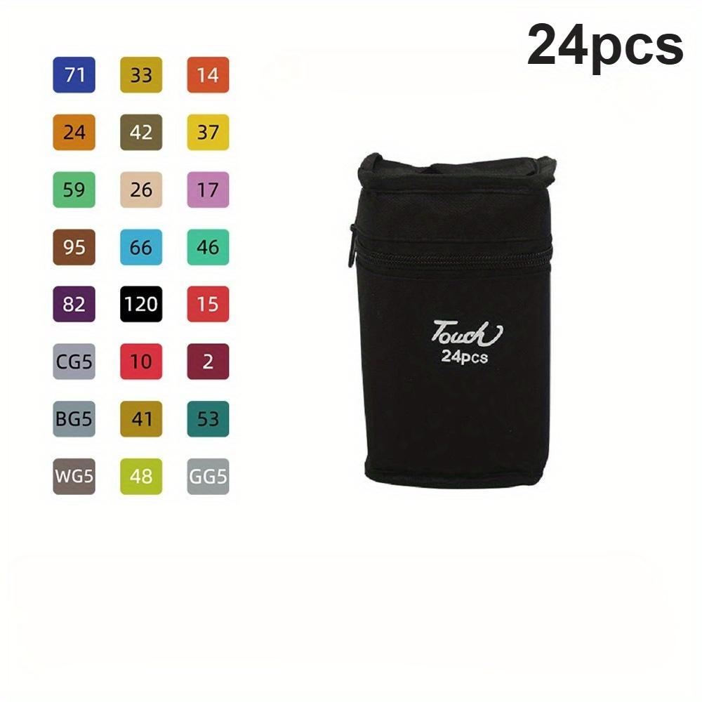 36/48 Colors Dual Tip Alcohol Art Markers Set, Professional Sketch Pens for Drawing/Sketching/Manga, Makers for Adult & Students