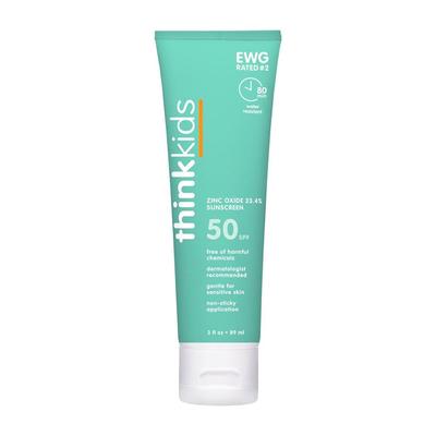 Thinkkids Zinkoxid-Sonnenschutzmittel LSF 50+, 85 ml