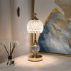 New Metal Crystal Acrylic Desk Lamp, Bedroom Charging Touch Light, Nordic Retro Atmosphere Decoration, Small Night Light
