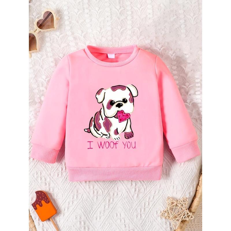 Easy Print Pattern, Comfortable And Skin-Friendly Sweatshirt for Baby Girls Aged 0-3 Years